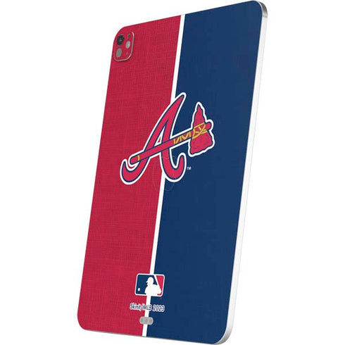 MLB Atlanta Braves Split iPad Pro 13in M4 (2024) Skin