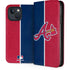MLB Atlanta Braves Split iPhone 15 Plus Folio Case