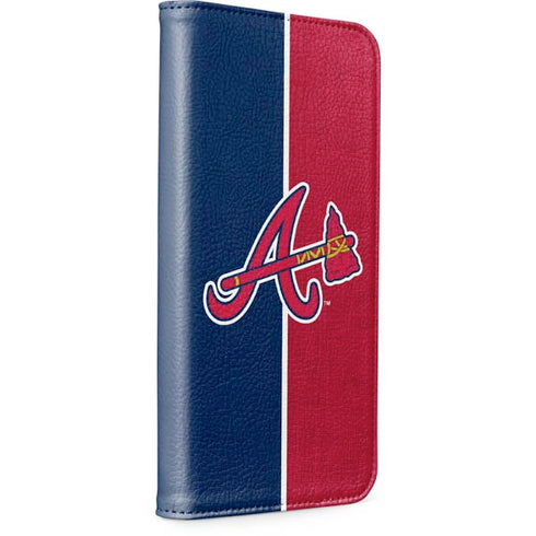 MLB Atlanta Braves Split iPhone 15 Plus Folio Case