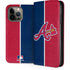 MLB Atlanta Braves Split iPhone 15 Pro Max Folio Case