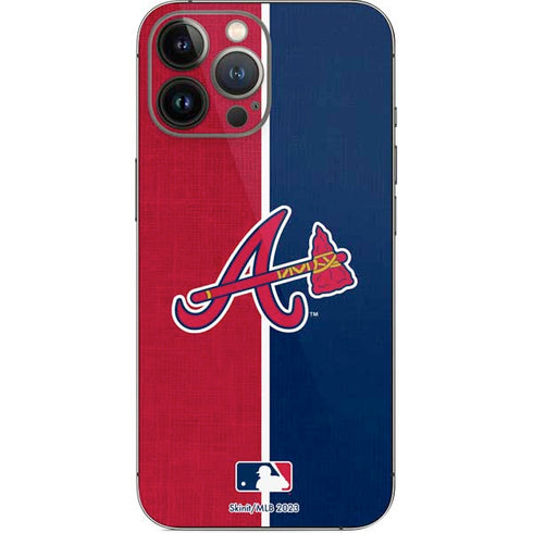 MLB Atlanta Braves Split iPhone 15 Pro Max Skin