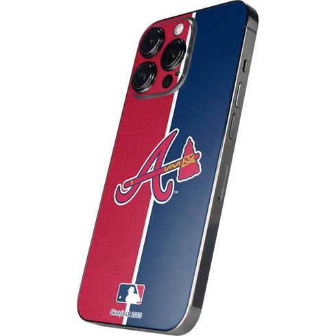 MLB Atlanta Braves Split iPhone 15 Pro Max Skin
