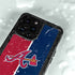 MLB Atlanta Braves Split iPhone 15 Pro Waterproof Case