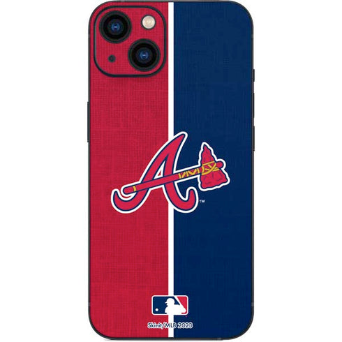 MLB Atlanta Braves Split iPhone 15 Skin