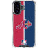 MLB Atlanta Braves Split iPhone 16 Clear Case