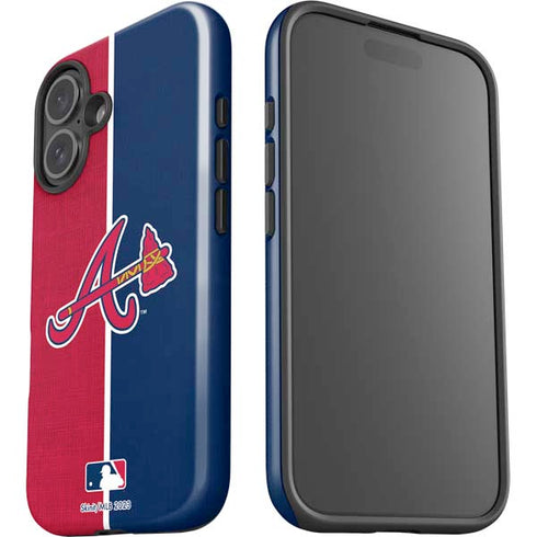 MLB Atlanta Braves Split iPhone 16 Impact Case