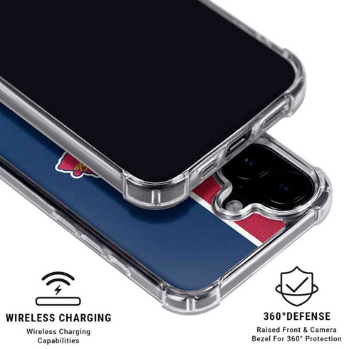 MLB Atlanta Braves Split iPhone 16 Plus MagSafe Case