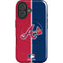 MLB Atlanta Braves Split iPhone 16 Plus Magsafe Impact Case