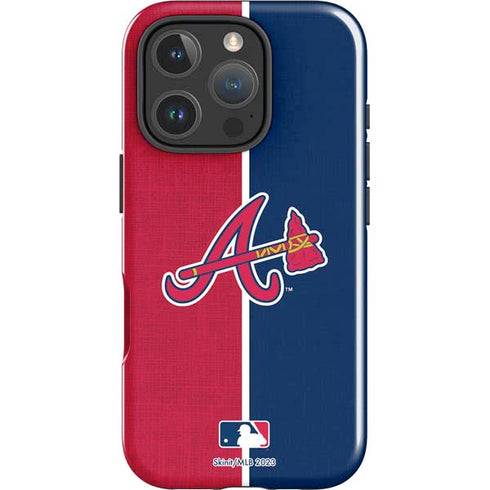 MLB Atlanta Braves Split iPhone 16 Pro Impact Case