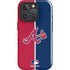 MLB Atlanta Braves Split iPhone 16 Pro Impact Case