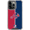 MLB Atlanta Braves Split iPhone 16 Pro Max Clear Case