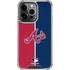 MLB Atlanta Braves Split iPhone 16 Pro Max Clear Case