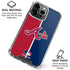 MLB Atlanta Braves Split iPhone 16 Pro Max Clear Case