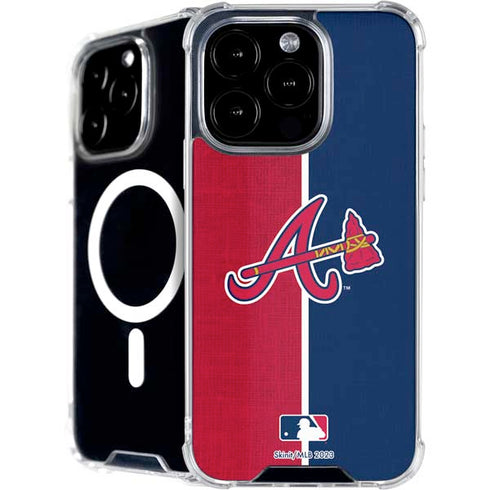 MLB Atlanta Braves Split iPhone 16 Pro Max MagSafe Case