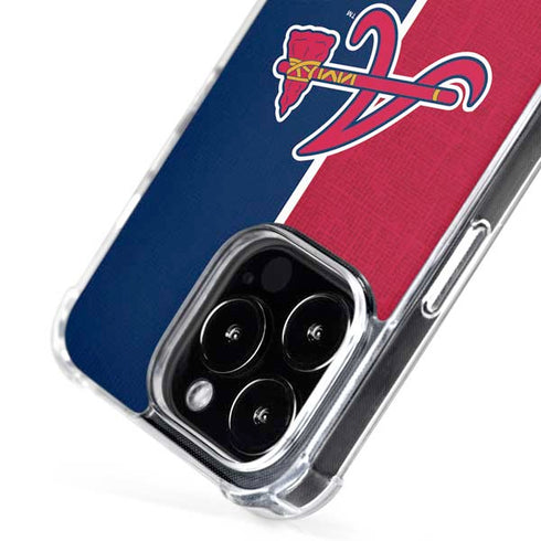 MLB Atlanta Braves Split iPhone 16 Pro Max MagSafe Case