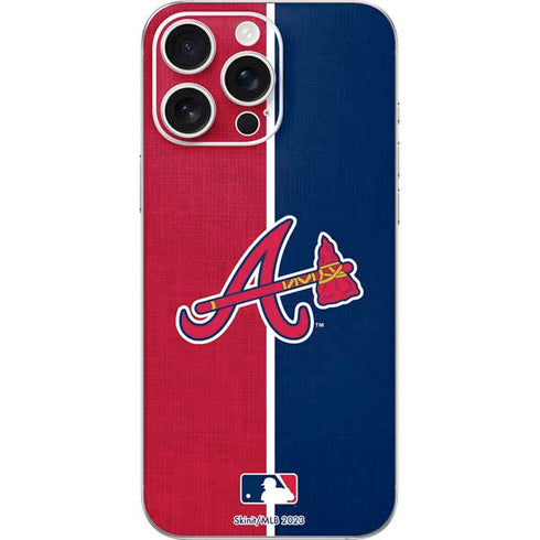 MLB Atlanta Braves Split iPhone 16 Pro Max Skin