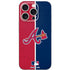 MLB Atlanta Braves Split iPhone 16 Pro Skin