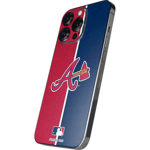 MLB Atlanta Braves Split iPhone 16 Pro Skin