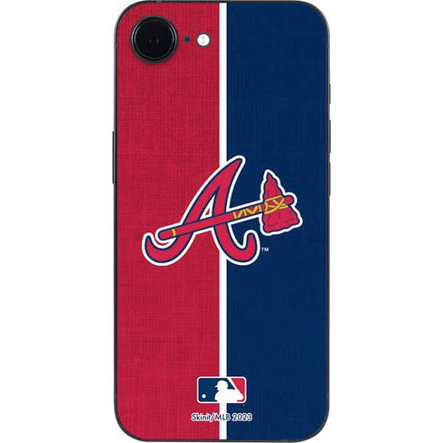 MLB Atlanta Braves Split iPhone 16e Skin
