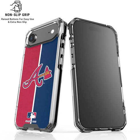 MLB Atlanta Braves Split iPhone 17 Air Clear Case