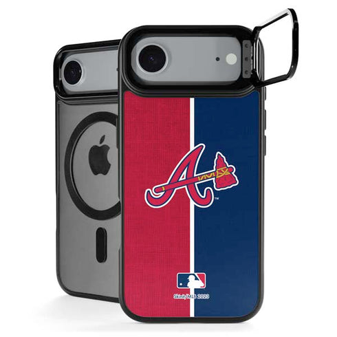 MLB Atlanta Braves Split iPhone 17 Air Kickstand Case