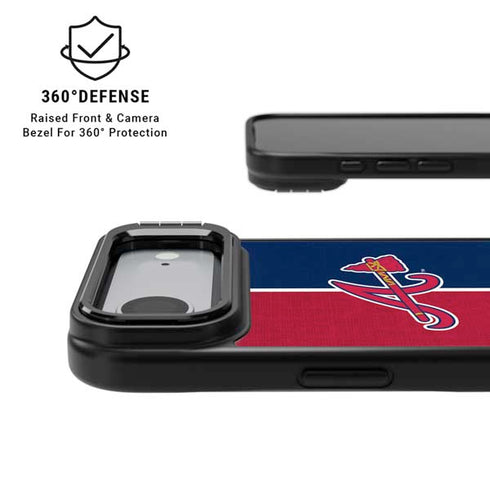 MLB Atlanta Braves Split iPhone 17 Air Kickstand Case