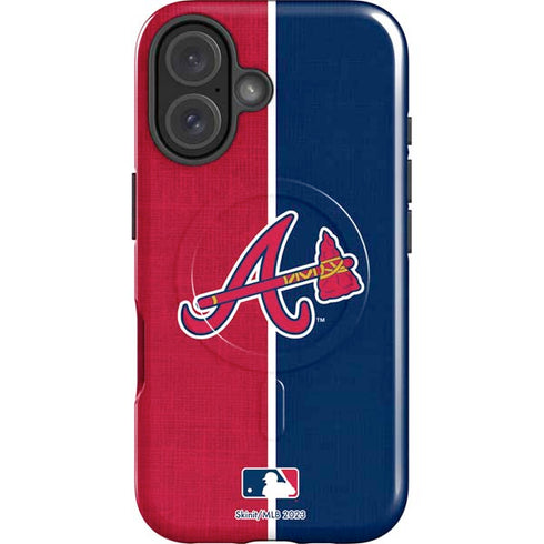 MLB Atlanta Braves Split iPhone 17 Magsafe Impact Case