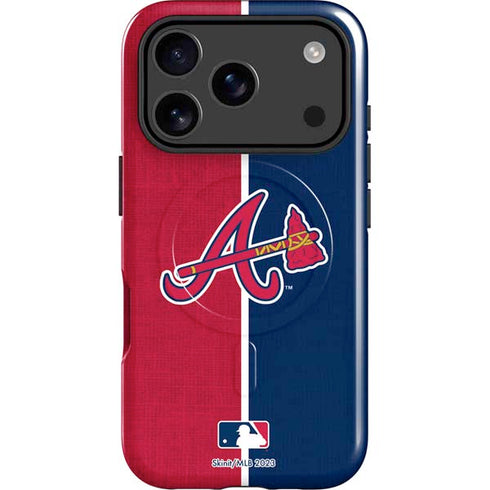MLB Atlanta Braves Split iPhone 17 Pro Magsafe Impact Case