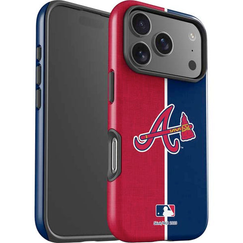 MLB Atlanta Braves Split iPhone 17 Pro Max Impact Case