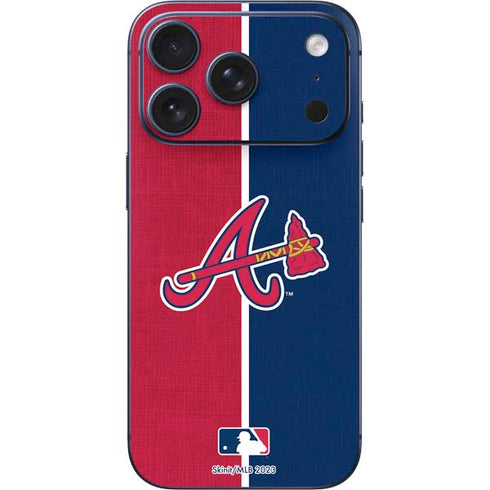 MLB Atlanta Braves Split iPhone 17 Pro Skin