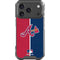 MLB Atlanta Braves Split iPhone 18 Pro Clear Case