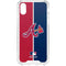 MLB Atlanta Braves Split iPhone XS Clear Case
