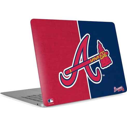 MLB Atlanta Braves Split Apple MacBook Air Skin