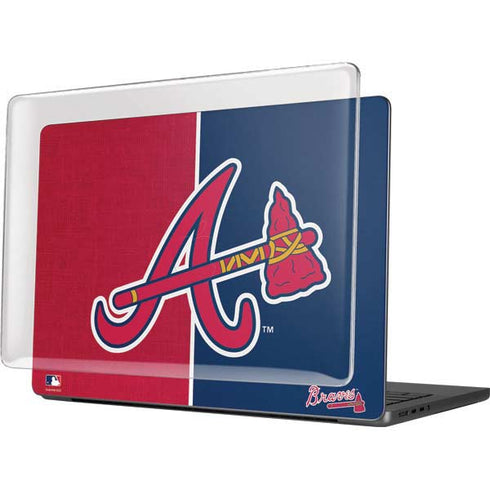 MLB Atlanta Braves Split MacBook Pro 14in (2021-24) Case plus Skin