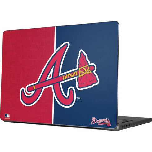 MLB Atlanta Braves Split Apple MacBook Pro 14-inch Skin