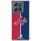 MLB Atlanta Braves Split Moto G 5G (2025) Clear Case