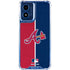 MLB Atlanta Braves Split Moto G 5G (2024) Clear Case