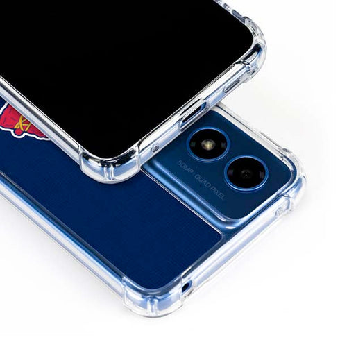 MLB Atlanta Braves Split Moto G 5G (2024) Clear Case