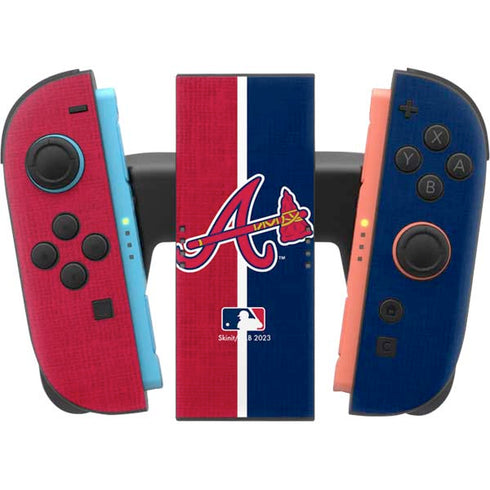 MLB Atlanta Braves Split Nintendo Switch 2 (2025) Joy-Con Controller Skin