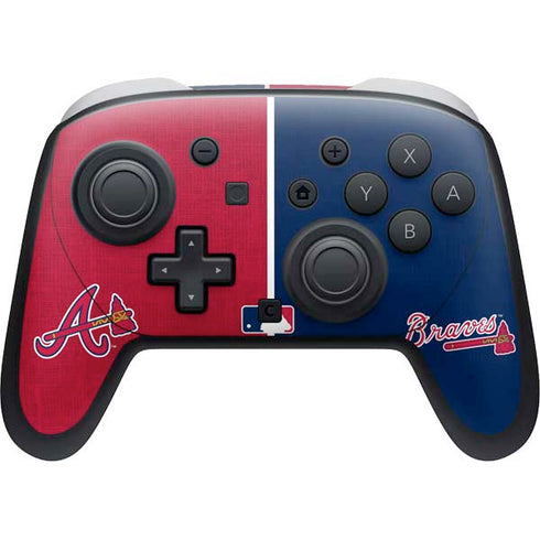MLB Atlanta Braves Split Nintendo Skins