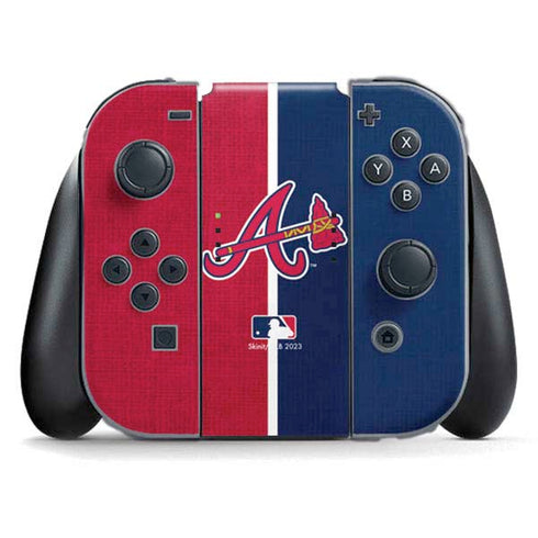 MLB Atlanta Braves Split Nintendo Skins