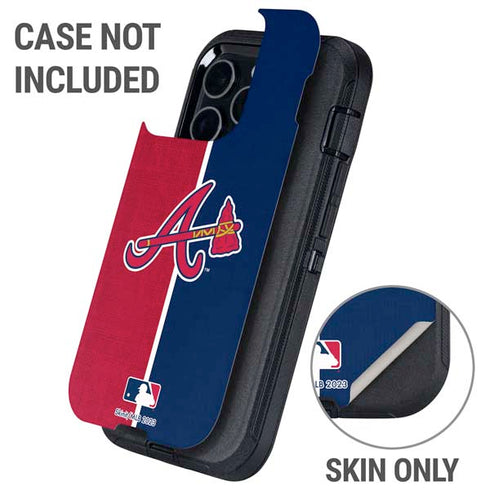 MLB Atlanta Braves Split Otterbox Defender iPhone Skin