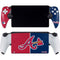 MLB Atlanta Braves Split PlayStation Portal Remote Player Skin