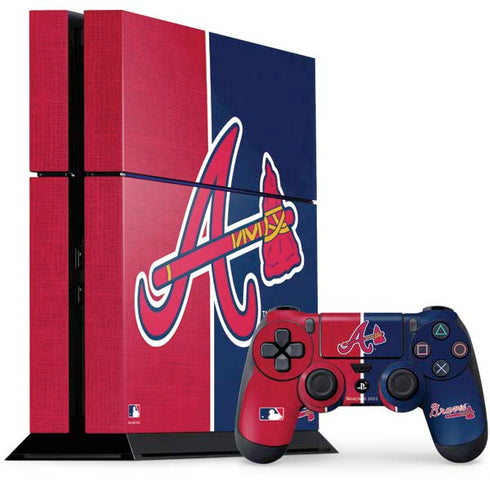 MLB Atlanta Braves Split PlayStation PS4 Skins