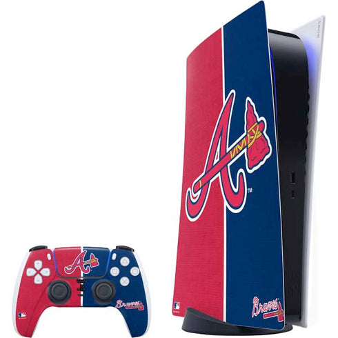 MLB Atlanta Braves Split PlayStation PS5 Skins