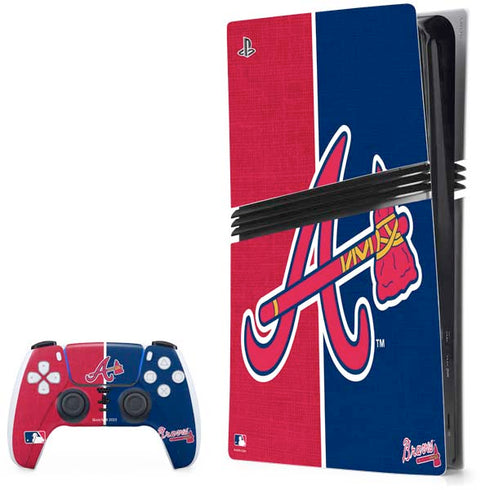 MLB Atlanta Braves Split PlayStation PS5 Skins