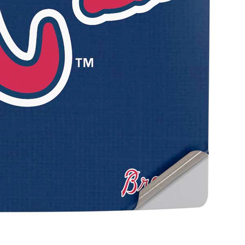 MLB Atlanta Braves Split PS5 Pro Disk Console Skin