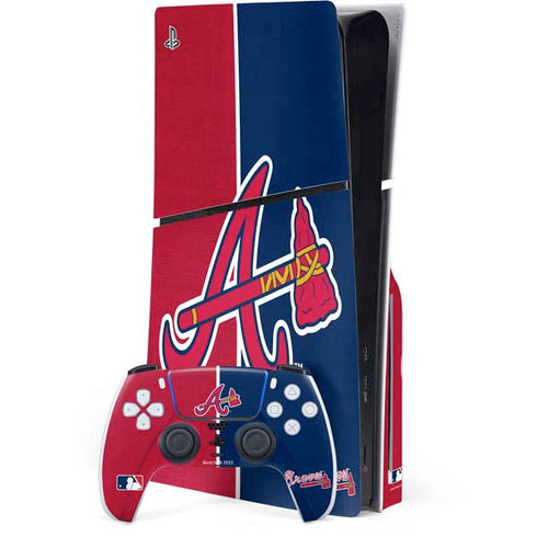 MLB Atlanta Braves Split PlayStation PS5 Skins
