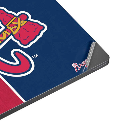 MLB Atlanta Braves Split Surface Laptop 7 13.8in Skin