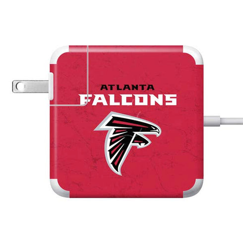 NFL Atlanta Falcons - Alternate Distressed 85W Power Adapter (15 and 17 inch MacBook Pro Charger) Skin